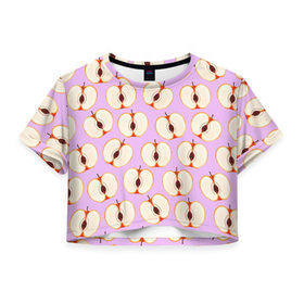 Женская футболка 3D укороченная Молодильные яблочки купить в Петрозаводске
