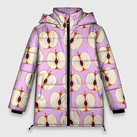Женская зимняя куртка 3D с принтом Молодильные яблочки в Петрозаводске, верх — 100% полиэстер; подкладка — 100% полиэстер; утеплитель — 100% полиэстер | длина ниже бедра, силуэт Оверсайз. Есть воротник-стойка, отстегивающийся капюшон и ветрозащитная планка. 

Боковые карманы с листочкой на кнопках и внутренний карман на молнии | Тематика изображения на принте: life in da trash | vogue | алена двойченкова | вог | двойченкова | егор дружинин | мига | мигель | молодильные яблочки | персики | танцы | танцы на тнт | тнт | яблоки | яблочки