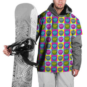 Накидка на куртку 3D с принтом POP ART в Петрозаводске, 100% полиэстер |  | Тематика изображения на принте: popart | малина | поп арт | ягоды