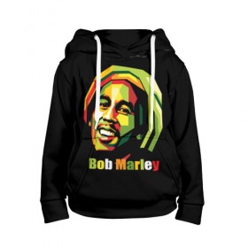 Детская толстовка 3D с принтом Bob Marley в Петрозаводске, 100% полиэстер | двухслойный капюшон со шнурком для регулировки, мягкие манжеты на рукавах и по низу толстовки, спереди карман-кенгуру с мягким внутренним слоем | Тематика изображения на принте: боб марли | регги