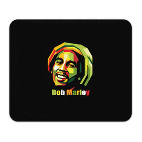 Коврик прямоугольный с принтом Bob Marley в Петрозаводске, натуральный каучук | размер 230 х 185 мм; запечатка лицевой стороны | Тематика изображения на принте: боб марли | регги