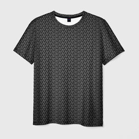 Мужская футболка 3D с принтом Black Iron в Петрозаводске, 100% полиэфир | прямой крой, круглый вырез горловины, длина до линии бедер | Тематика изображения на принте: black | iron | luxury | premium | vip | железный | премиум | соты | черный | эксклюзив