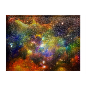 Обложка для студенческого билета с принтом Звёздный мир в Петрозаводске, натуральная кожа | Размер: 11*8 см; Печать на всей внешней стороне | вселенная | галактика | звёзды | космическое пространство | космос | созвездие