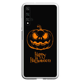 Чехол для Honor 20 с принтом Halloween в Петрозаводске, Силикон | Область печати: задняя сторона чехла, без боковых панелей | cat | dark | halloween | вамп | вампир | ведьма | готика | кот | кошка | магия | ночь | тыква | хэллоуин