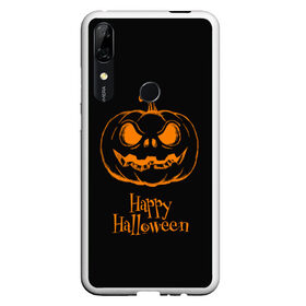 Чехол для Honor P Smart Z с принтом Halloween в Петрозаводске, Силикон | Область печати: задняя сторона чехла, без боковых панелей | cat | dark | halloween | вамп | вампир | ведьма | готика | кот | кошка | магия | ночь | тыква | хэллоуин