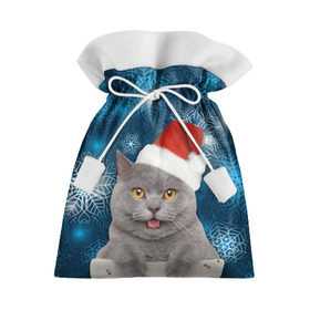 Подарочный 3D мешок с принтом Праздничная пара 2 в Петрозаводске, 100% полиэстер | Размер: 29*39 см | кот | котики | любовь | парные | праздники | собаки
