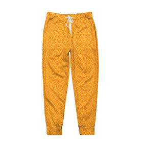 Мужские брюки 3D с принтом Текстура апельсин в Петрозаводске, 100% полиэстер | манжеты по низу, эластичный пояс регулируется шнурком, по бокам два кармана без застежек, внутренняя часть кармана из мелкой сетки | Тематика изображения на принте: orange | апельсин | еда | мода | стиль | текстура