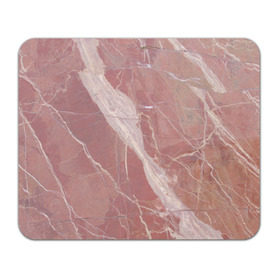 Коврик прямоугольный с принтом Розовый мрамор в Петрозаводске, натуральный каучук | размер 230 х 185 мм; запечатка лицевой стороны | Тематика изображения на принте: камень | мрамор | мраморный | розовый