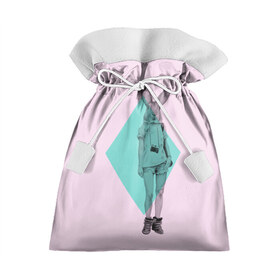 Подарочный 3D мешок с принтом Pink Rabbit в Петрозаводске, 100% полиэстер | Размер: 29*39 см | Тематика изображения на принте: hipster | rabbit | swag | кролик | хипстер