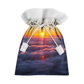 Подарочный 3D мешок с принтом Закат в Петрозаводске, 100% полиэстер | Размер: 29*39 см | Тематика изображения на принте: небо | облака | пейзаж | солнце