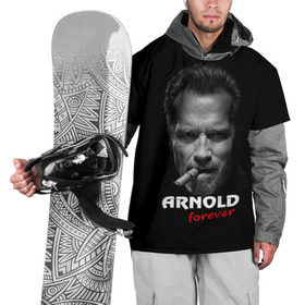 Накидка на куртку 3D с принтом Arnold forever в Петрозаводске, 100% полиэстер |  | Тематика изображения на принте: актёр | арнольд шварценеггер | боевик | звезда | киногерой | супергерой | терминатор