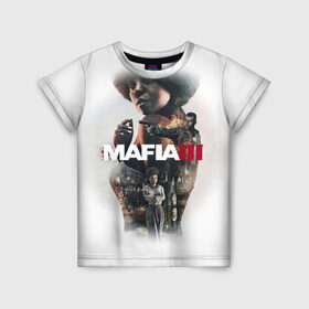 Детская футболка 3D с принтом Mafia 3 в Петрозаводске, 100% гипоаллергенный полиэфир | прямой крой, круглый вырез горловины, длина до линии бедер, чуть спущенное плечо, ткань немного тянется | Тематика изображения на принте: gta | mafia | гта | мафия