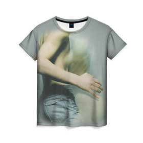 Женская футболка 3D с принтом Placebo в Петрозаводске, 100% полиэфир ( синтетическое хлопкоподобное полотно) | прямой крой, круглый вырез горловины, длина до линии бедер | lacebo |  брайан молко | альтернатива. | пласибо | плацебо | плэйсебо | плэсибо | рок