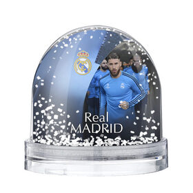 Снежный шар с принтом Real Madrid в Петрозаводске, Пластик | Изображение внутри шара печатается на глянцевой фотобумаге с двух сторон | real madrid