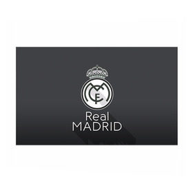 Бумага для упаковки 3D с принтом Real Madrid в Петрозаводске, пластик и полированная сталь | круглая форма, металлическое крепление в виде кольца | Тематика изображения на принте: real madrid