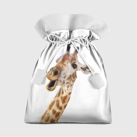 Подарочный 3D мешок с принтом Жираф VPPDGryphon в Петрозаводске, 100% полиэстер | Размер: 29*39 см | luxury | premium | vip | vppdgryphon | жираф | премиум | эксклюзив