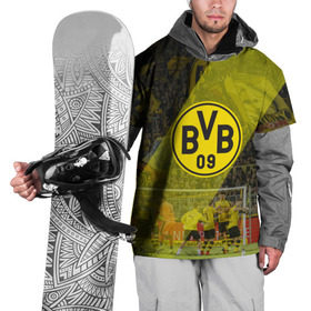Накидка на куртку 3D с принтом Borussia в Петрозаводске, 100% полиэстер |  | Тематика изображения на принте: 09 | bvb | бвб | борусия | боруссия | дортмунд