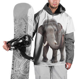 Накидка на куртку 3D с принтом Слон VPPDGryphon в Петрозаводске, 100% полиэстер |  | luxury | premium | vip | vppdgryphon | премиум | слон | эксклюзив
