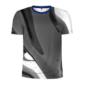 Мужская футболка 3D спортивная с принтом Краска в Петрозаводске, 100% полиэстер с улучшенными характеристиками | приталенный силуэт, круглая горловина, широкие плечи, сужается к линии бедра | luxury | premium | vip | краска | премиум | эксклюзив