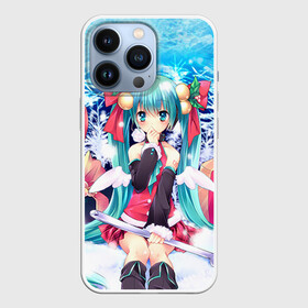 Чехол для iPhone 13 Pro с принтом Мику и подарки в Петрозаводске,  |  | hatsune miku | аниме | новогодние аниме | новый год | рождественские аниме. | хатсуне мику | хацуне мику | хацунэ мику