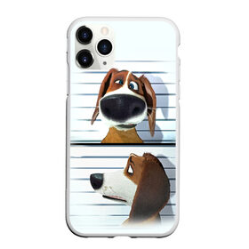 Чехол для iPhone 11 Pro матовый с принтом Разыскивается пёс в Петрозаводске, Силикон |  | dog | fast furry | бигль | большой собачий побег | мартин | мультфильм | оззи | побег | свободу разношерстным | собака