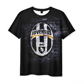 Мужская футболка 3D с принтом Juventus2 в Петрозаводске, 100% полиэфир | прямой крой, круглый вырез горловины, длина до линии бедер | football | juve | juventus | seria a | бьянконери | серия а | футбол | чемпионат италии | юве | ювентус