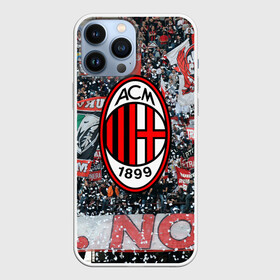 Чехол для iPhone 13 Pro Max с принтом Milan1 в Петрозаводске,  |  | Тематика изображения на принте: football | milan | seria a | милан | россонери | серия а | футбол | чемпионат италии