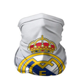 Бандана-труба 3D с принтом Реал Мадрид в Петрозаводске, 100% полиэстер, ткань с особыми свойствами — Activecool | плотность 150‒180 г/м2; хорошо тянется, но сохраняет форму | Тематика изображения на принте: real madrid | испания | португалия
