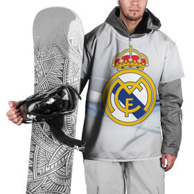 Накидка на куртку 3D с принтом Реал Мадрид в Петрозаводске, 100% полиэстер |  | Тематика изображения на принте: real madrid | испания | португалия
