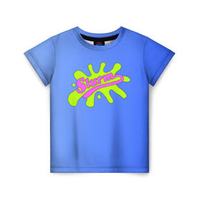 Детская футболка 3D с принтом Slurm в Петрозаводске, 100% гипоаллергенный полиэфир | прямой крой, круглый вырез горловины, длина до линии бедер, чуть спущенное плечо, ткань немного тянется | futurama | футурама