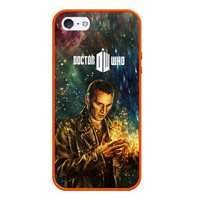 Чехол для iPhone 5/5S матовый с принтом Dr who art в Петрозаводске, Силикон | Область печати: задняя сторона чехла, без боковых панелей | dw | доктор | доктор кто | тардис