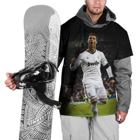 Накидка на куртку 3D с принтом Роналдо в Петрозаводске, 100% полиэстер |  | Тематика изображения на принте: real madrid | ronaldo | реал мадрид | роналдо | футбол | футболист