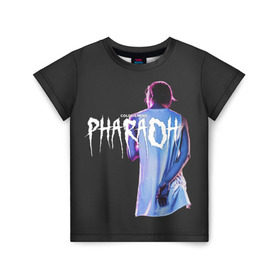 Детская футболка 3D с принтом PHARAOH / COLDSIEMENS в Петрозаводске, 100% гипоаллергенный полиэфир | прямой крой, круглый вырез горловины, длина до линии бедер, чуть спущенное плечо, ткань немного тянется | dead dynasty | pharaoh | techno