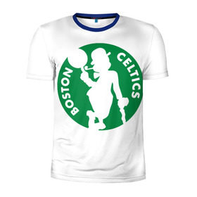 Мужская футболка 3D спортивная с принтом Boston Celtics в Петрозаводске, 100% полиэстер с улучшенными характеристиками | приталенный силуэт, круглая горловина, широкие плечи, сужается к линии бедра | Тематика изображения на принте: 