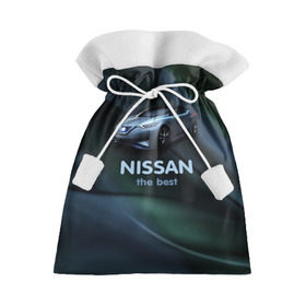 Подарочный 3D мешок с принтом Nissan the best в Петрозаводске, 100% полиэстер | Размер: 29*39 см | nissan | авто | автомобиль | водитель | машина | ниссан | тачка