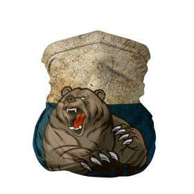 Бандана-труба 3D с принтом This is Russia в Петрозаводске, 100% полиэстер, ткань с особыми свойствами — Activecool | плотность 150‒180 г/м2; хорошо тянется, но сохраняет форму | медведь | мишка | патриот | патриотизм | россия | руский | рф | страна | ярусский