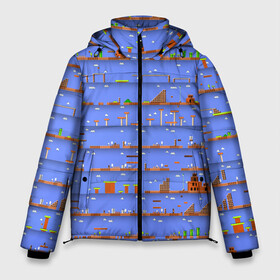 Мужская зимняя куртка 3D с принтом Super Mario world в Петрозаводске, верх — 100% полиэстер; подкладка — 100% полиэстер; утеплитель — 100% полиэстер | длина ниже бедра, свободный силуэт Оверсайз. Есть воротник-стойка, отстегивающийся капюшон и ветрозащитная планка. 

Боковые карманы с листочкой на кнопках и внутренний карман на молнии. | nintendo | марио | нинтендо