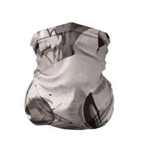 Бандана-труба 3D с принтом Skull kamo в Петрозаводске, 100% полиэстер, ткань с особыми свойствами — Activecool | плотность 150‒180 г/м2; хорошо тянется, но сохраняет форму | helloween | skull | tumblr | хелоуин | череп