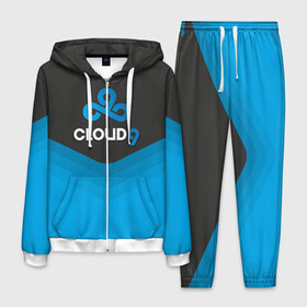 Мужской костюм 3D с принтом Cloud 9 Uniform в Петрозаводске, 100% полиэстер | Манжеты и пояс оформлены тканевой резинкой, двухслойный капюшон со шнурком для регулировки, карманы спереди | counter strike | cs go | swat | terrorist | контр страйк | кс го | спецназ