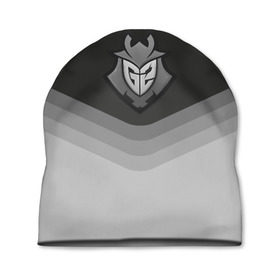 Шапка 3D с принтом G2 Esports Uniform в Петрозаводске, 100% полиэстер | универсальный размер, печать по всей поверхности изделия | counter strike | cs go | g2 esports | swat | terrorist | г2 еспорт | контр страйк | кс го | спецназ