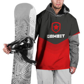 Накидка на куртку 3D с принтом Gambit Gaming Uniform в Петрозаводске, 100% полиэстер |  | counter strike | cs go | gambit | swat | terrorist | гамбит | контр страйк | кс го | спецназ