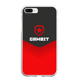 Чехол для iPhone 7Plus/8 Plus матовый с принтом Gambit Gaming Uniform в Петрозаводске, Силикон | Область печати: задняя сторона чехла, без боковых панелей | counter strike | cs go | gambit | swat | terrorist | гамбит | контр страйк | кс го | спецназ