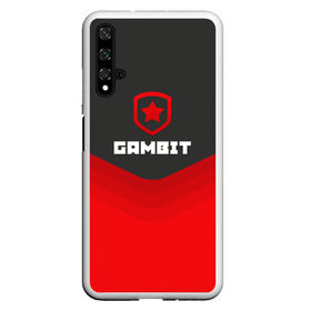 Чехол для Honor 20 с принтом Gambit Gaming Uniform в Петрозаводске, Силикон | Область печати: задняя сторона чехла, без боковых панелей | counter strike | cs go | gambit | swat | terrorist | гамбит | контр страйк | кс го | спецназ