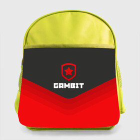 Детский рюкзак с принтом Gambit Gaming Uniform в Петрозаводске, 100% полиэстер | Размеры изделия - высота 34 см, ширина 28 см, глубина 10 см
Размер поля для печати - высота 19.5 см, ширина 24 см | counter strike | cs go | gambit | swat | terrorist | гамбит | контр страйк | кс го | спецназ