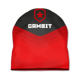 Шапка 3D с принтом Gambit Gaming Uniform в Петрозаводске, 100% полиэстер | универсальный размер, печать по всей поверхности изделия | Тематика изображения на принте: counter strike | cs go | gambit | swat | terrorist | гамбит | контр страйк | кс го | спецназ