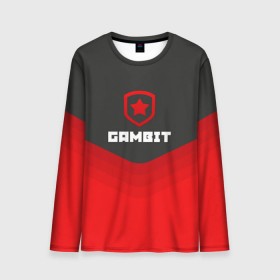 Мужской лонгслив 3D с принтом Gambit Gaming Uniform в Петрозаводске, 100% полиэстер | длинные рукава, круглый вырез горловины, полуприлегающий силуэт | counter strike | cs go | gambit | swat | terrorist | гамбит | контр страйк | кс го | спецназ