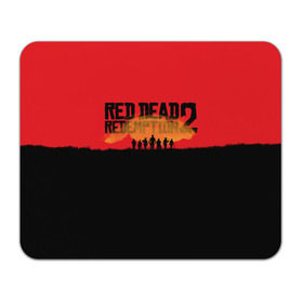 Коврик прямоугольный с принтом Red Dead Redemption 2 в Петрозаводске, натуральный каучук | размер 230 х 185 мм; запечатка лицевой стороны | rdr | rdr2 | red dead redemption 2 | rockstar | дикий запад | ковбои