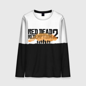 Мужской лонгслив 3D с принтом Red Dead Redemption 2 в Петрозаводске, 100% полиэстер | длинные рукава, круглый вырез горловины, полуприлегающий силуэт | rdr | rdr2 | red dead redemption 2 | rockstar | дикий запад | ковбои