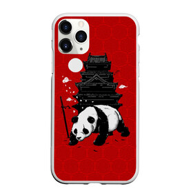Чехол для iPhone 11 Pro матовый с принтом Panda Warrior в Петрозаводске, Силикон |  | japan | panda | панда