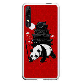 Чехол для Honor P Smart Z с принтом Panda Warrior в Петрозаводске, Силикон | Область печати: задняя сторона чехла, без боковых панелей | Тематика изображения на принте: japan | panda | панда